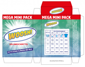 Woosh Waschmittel - Schnittmuster